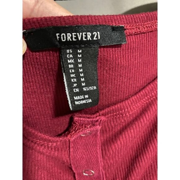 Forever 21 button down fitted dress medium - Picture 2 of 5